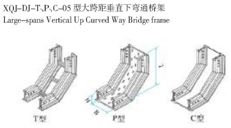 XQL-TJ-T、P、C-05型大跨距垂直下彎通橋架