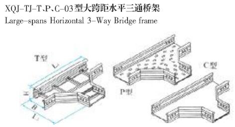 XQL-TJ-T、P、C-03型大跨距水平三通橋架