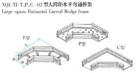 XQL-TJ-T、P、C-02型大跨距水平彎通橋架